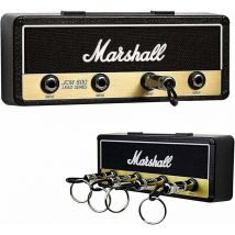 Marshall Porte Clef Mural Jack Rack 2.0 JCM800 Guitare Touche De Accroche Crochet Support pour Clé Maison De Fixation avec 4 porte-Clés Keyholder