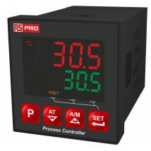 Régulateur de température pid, 24 v, 3 sorties Relais, 3 entrées tc, rtd, 48 x 48mm ( Prix pour 1 )