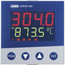 Régulateur de température pid Jumo dTRON 304 703044 Pt100, Pt500, Pt1000, KTY11-6, l, j, u, t, k, e, n, s, r, b, c, d -200 à +2400 °c Relais 3 a,