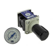 Regulateur pneumatique 1/8 avec mano serie 651