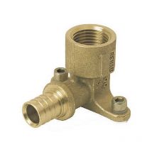 Rehau - 137713-005 - Elbow wall to built-in out female 20x1.9-Rp3/4 - gold