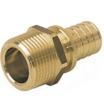 Rehau - 139442-001 - connection straight male 20 - 1/2M - yellow