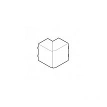 Angle exterieur variable pour goulotte axis 60x40 pvc blanc IK10 (12674021100) - Rehau