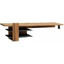 Étagère 200x50 Chênes sauvage et lombard huilé Bois naturel FRANKFURT 111