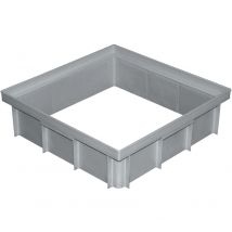 First Plast - Réhausse polypropylène pour regard 450 x 450 mm - Hauteur 128 mm