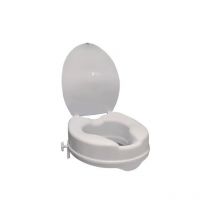 Alzata per WC da 10 cm con coperchio.