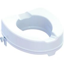 Réhausse WC Modèle Ibiza, Forme anatomique confortable, Fixation rapide et sans outil, Entretien et désinfection facile, Améliore la sécurité aux WC,