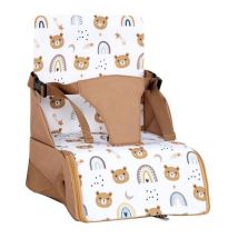 Rehausseur nomade Tineo 30 x 28 x 13 cm - Ultra Compact - Camel / Oursons