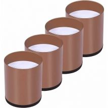 ZVD - Rehausseur Pieds de Lit - Lot de 4 - Acier Carbone - Hauteur de 5CM - Triomphe - Rehausseurs de Meubles - Gain d'Espace pour Bureau et Bedding
