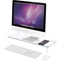 SP-MO-02 Réhausseur de moniteur Plage d'altitude: 8 cm (max) argent S328231 - Speaka Professional