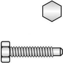 Reidl DIN 561 Sechskantschraube mit Zapfen Form B 24x100 8.8 blank