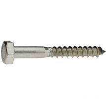 Din 571 Holzschrauben, 7 x 170 A2 blank, Außensechskant - Reidl