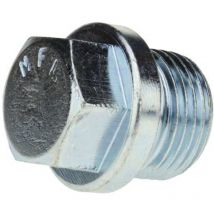Reidl DIN 910 Verschlussschrauben mit Außensechskant, zylindrisches Rohr-Gewinde 1 1/2 x 33, 5.8 verzinkt, mit Bund