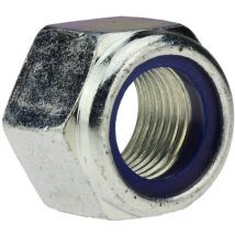 Din 982 Sechskantmuttern mit Klemmteil Feingewinde m 20 x 1,5, 10 verzinkt, hohe Form, nichtmetall. Einsatz - Reidl