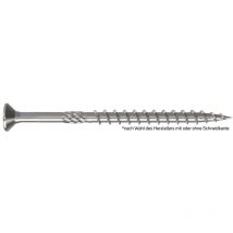 Reidl JD Plus Konstruktionsschrauben 8x380 Stahl verzinkt, Senkkopf TORX, Fräsrippen und Längenprägung