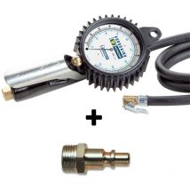 Wonder - reifendruckpistole manometer druckluftpistole 1991 bar psi + 1/4' ita