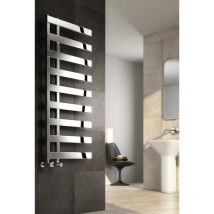 Capelli Stainless Steel Polished Designer Heated Towel Rail 1525mm h x 500mm w - Dual Fuel - Standard - Reina