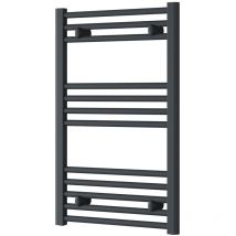 Capo Anthracite Electric Towel Rail 800mm High x 600mm Wide (Standard Element) - Reina