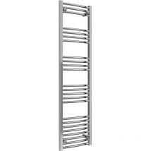 Capo Curved Heated Towel Rail 1600mm h x 400mm w Chrome - Reina