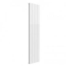 Reina - Casina Aluminium White Double Panel Vertical Designer Radiator 1800mm h x 375mm w, Central Heating - WhiteWhite