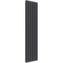 Reina - Coneva Vertical Designer Radiator 1800mm h x 440mm w Anthracite