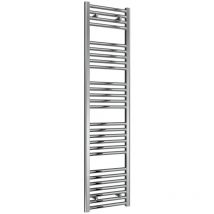 Reina - Diva Chrome Electric Towel Rail 1600mm High x 400mm Wide (+ Chrome Mini Round Element)