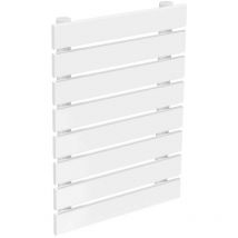 Reina - Rione Single Designer Horizontal Radiator 550mm h x 400mm w White