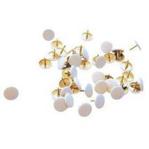 Reißnagel sun 9,5mm überkapselt Stahl weiß 100 St./Pack.