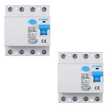 Reiner Fehlerstrom-Schutzschalter 4P 63A 6kA 30mA 380V 2 Stück