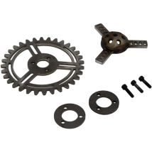 Reinigungsmechanismus im Brennertopf für EcoPellet – Zubehör für Kamine und Öfen – 42 cm – 30 cm – 20 cm