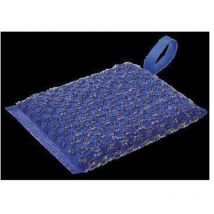 Spontex - Reinigungsschwamm Superinox Pad 13,5 x 9 x 1,8 cm (b x h x t) Rostfreier Edelstahl/ Polyurethan-Schaumstoff/Polyester blau 5 St./Pack.