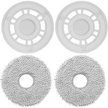 Reinigungstücher Mit Zubehörhalter Für Ecovacs Deebot T30c Omni, T50 Pro Omni, N30 Pro Omni, T30 Pro Omni, T30s Combo, T50 Max Pro Omni, T50 Omni Gen2