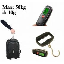 Trade Shop Traesio - Trade Shop - reisewaage 10G-50KG koffer gepäck digitale tragbare waage -