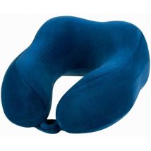 Reisekissen mit Halbmondkragen, 27 x 24, Marineblau, thermoplastischer Schaumstoff
