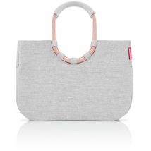 Reisenthel Loopshopper L - Stabile Tasche Mit Praktischen Fächern Aus Recycelten Pet-flaschen - Charmantes Und Wasserdichtes Design, Couleur:sky Rose