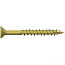 Spanplattenschrauben verzinkt tx tg 3,5 x 35 Paket 200 Stück gelb, 1x gleitb,, verpackt a 200