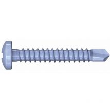 Bohrschrauben Pan-Head 4,2 x 25 Paket 100 Stück Stahl, verzinkt, blau passiviert, verpackt a 100