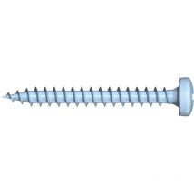 Spanplattenschrauben pan-head verzinkt 4,0 x 45 pz, Packung 200 Stück