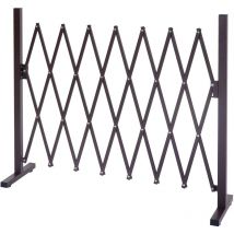 Hegele - Rejilla de protección HHG-930, rejilla de tijera para escalada, rejilla extensible para protección de animales, aluminio marrón, altura