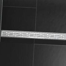 Rejilla De Diseño Tecedrainline 'orgánica' Para Canales De Ducha Rectos, 6008, 800mm, Cumplimiento: Peinado - 600861