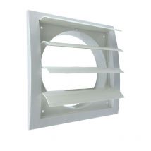 Rejilla de plástico blanca serie qs Blanco 150x150mm D100 Blanco 150x150mm D100