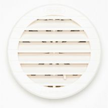 Ferreteria Y Prensas - Rejilla de ventilación en abs natural Diam.12 cm Centrale Brico