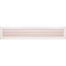 Rejilla de ventilación de abs natural, L.6 x L.30,2 cm Centrale Brico