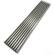 Rejilla de ventilación para hornos y frigoríficos en efecto Inox (60x12x2cm) micel 94514