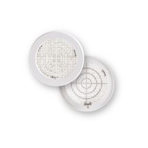 Rejilla vent 100-110mm empotrar + clipsar fepre abs bl con m