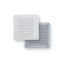 Rejilla vent 150x150mm emp Fepre alu bl con mosquitera espes