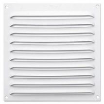 Weißes Aluminium-Lüftungsgitter 15x15cm cis