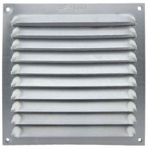 Edm - Lüftungsgitter Aluminium Natur 20x20cm Cis