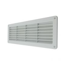 Rejilla ventilación de plástico 370x123 mm con malla anti insectos