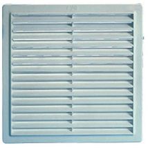 Rejilla z-200 pvc 20x20 sin marco 4523 , Rejilla de pvc Z-200 Sin marco 20 x 20 cm. - Tamaño interior: 200 x 200 mm. - Tamaño exterior: 225 x 225 mm.